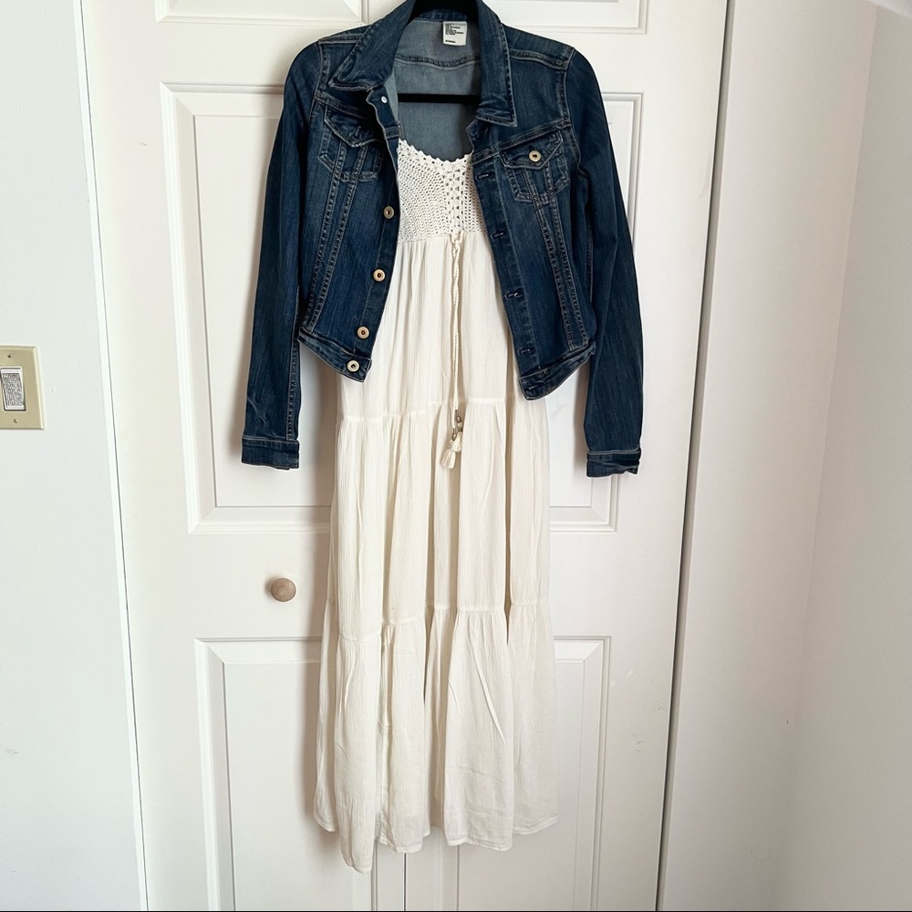2 Piece American Eagle Dress + H&M Jean Jacket